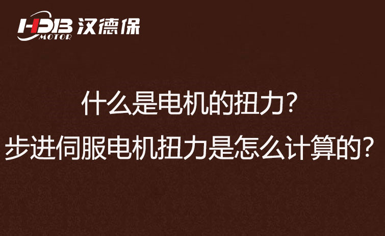 什么是电机的扭力？步进伺服电机扭力是怎么计算的？